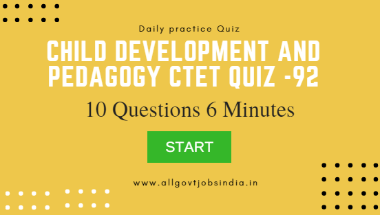 Child-Development-and-Pedagogy-CTET-Quiz