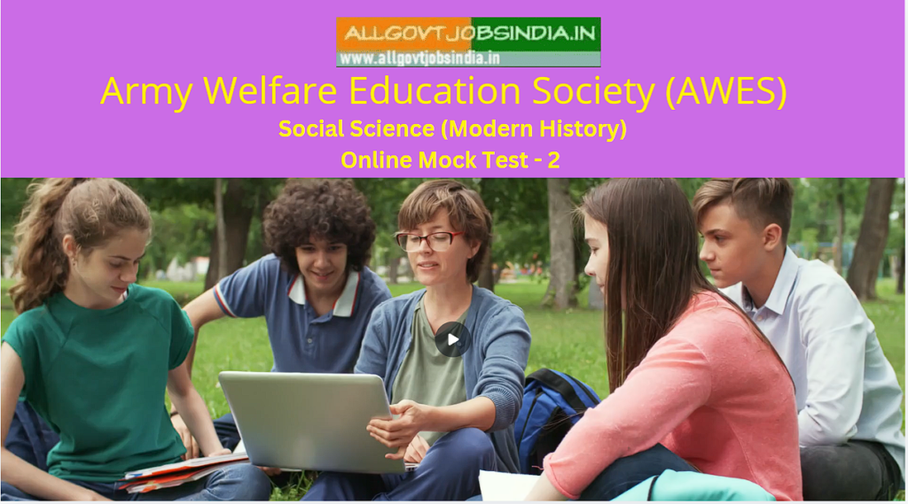 Army Public School AWS Mock Test-2 2024 - AllGovtJobsIndia.in - 1 No ...