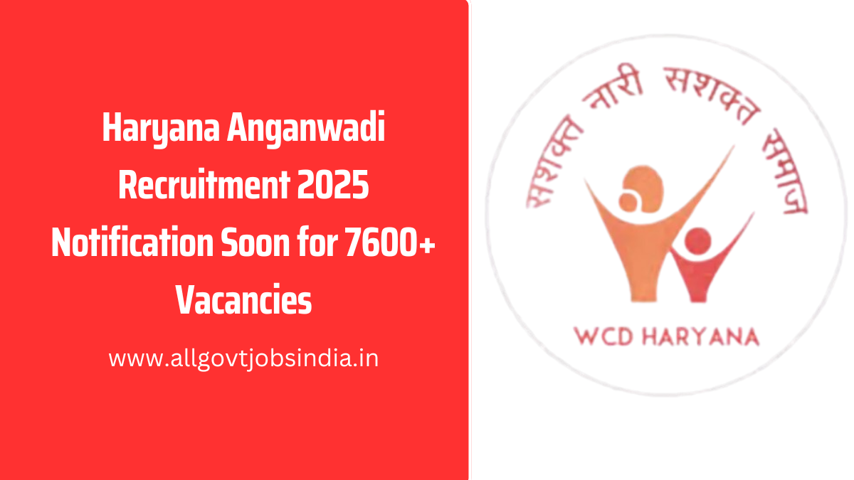 Haryana Anganwadi Recruitment 2025