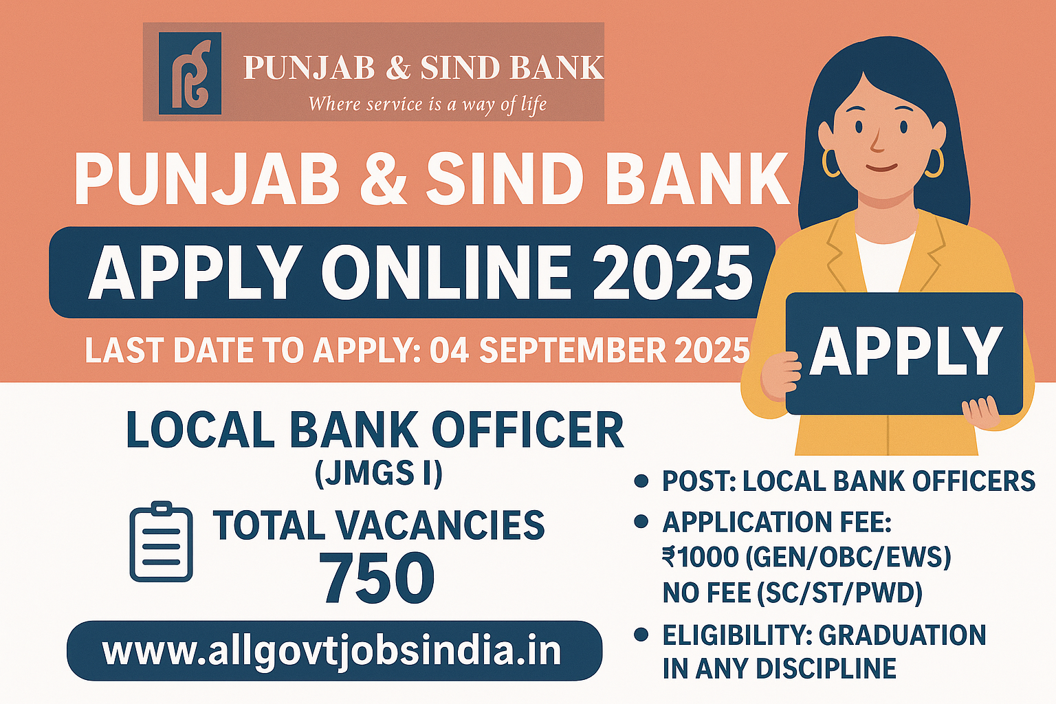 Punjab and Sind Bank LBO Recruitment 2025