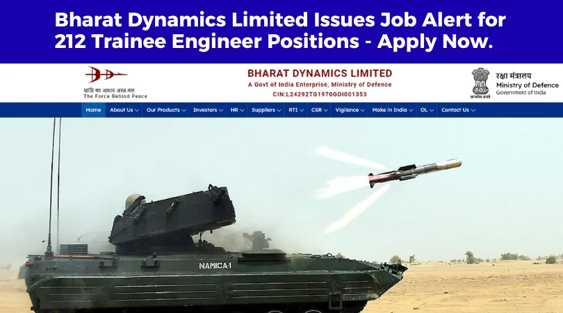 BDL Trainee Engineer Recruitment 2025