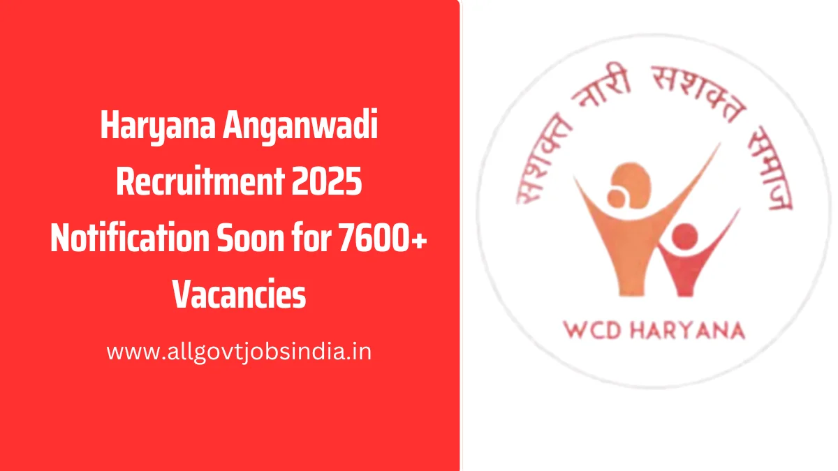 Haryana Anganwadi Recruitment 2025