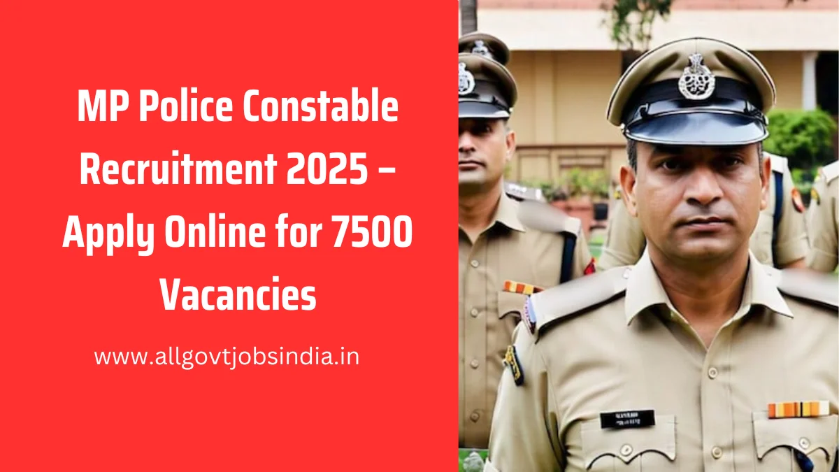 MP Police Constable Recruitment 2025