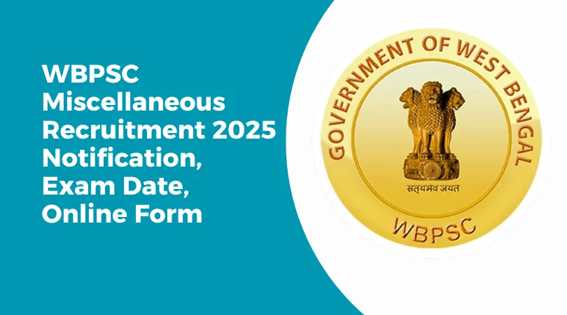WBPSC Miscellaneous Recruitment 2025