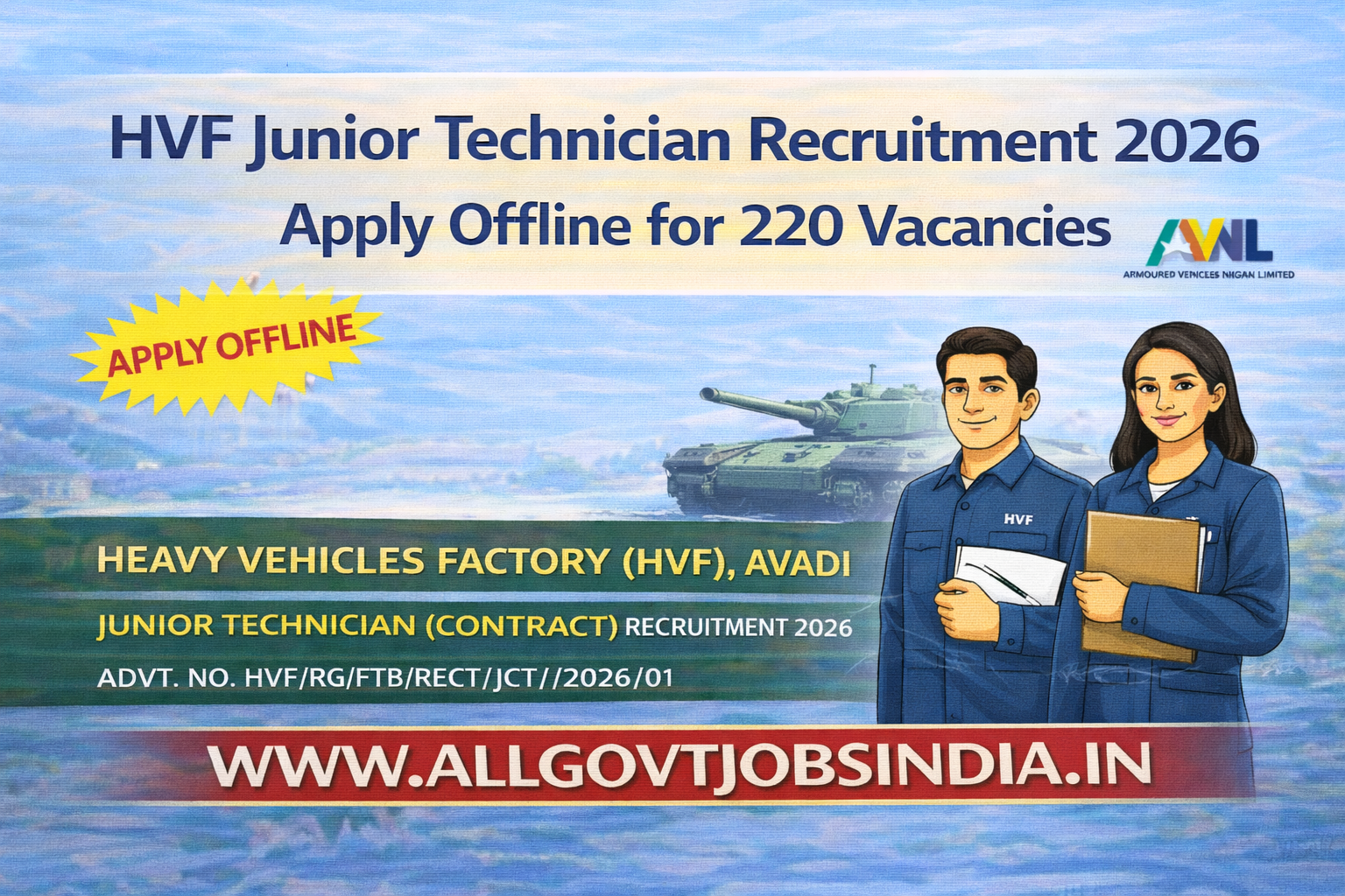 HVF Junior Technician Recruitment 2026