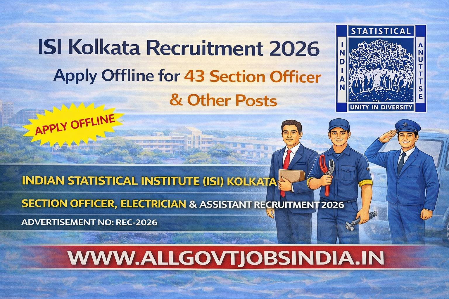 ISI Kolkata Recruitment 2026