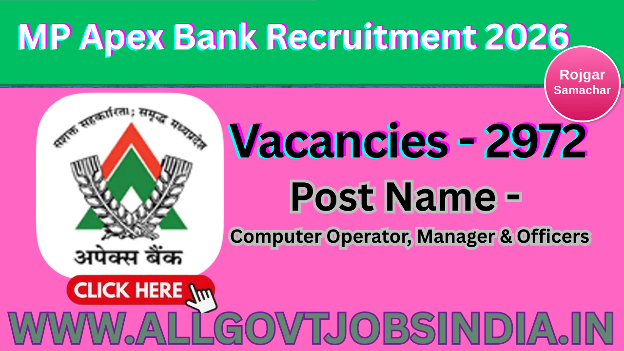 MP Apex Bank Recruitment 2026 – 2076 Vacancies