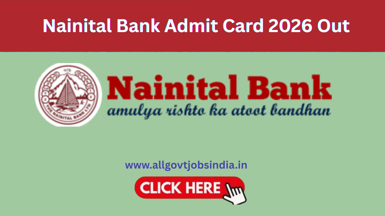 Nainital Bank Clerk Admit Card 2026