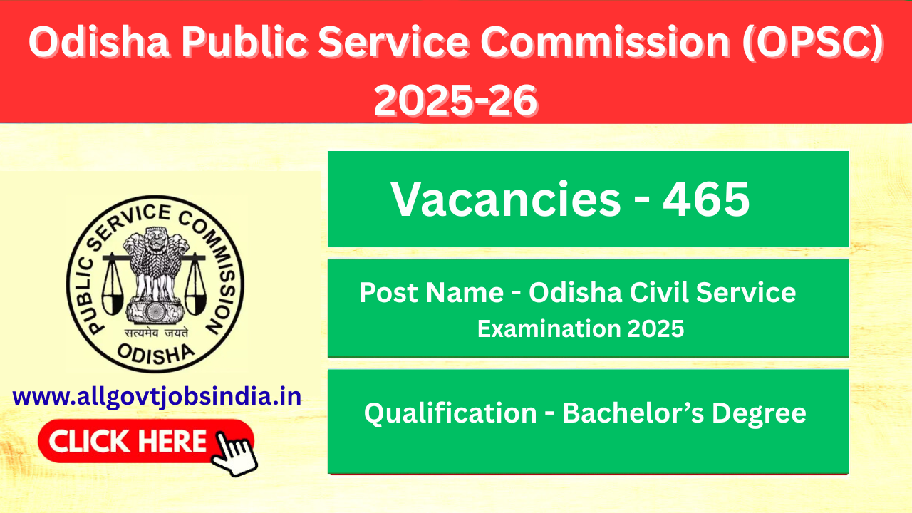 OPSC OCS Recruitment 2026