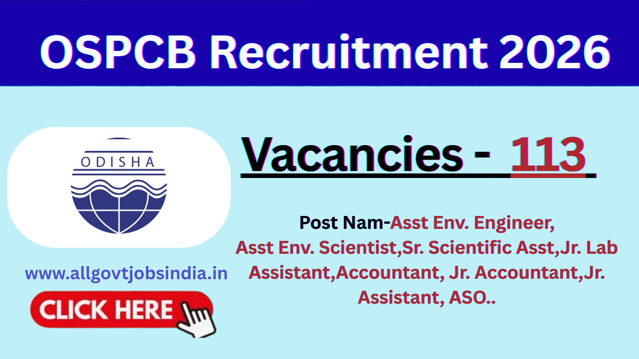 OSPCB Recruitment 2026
