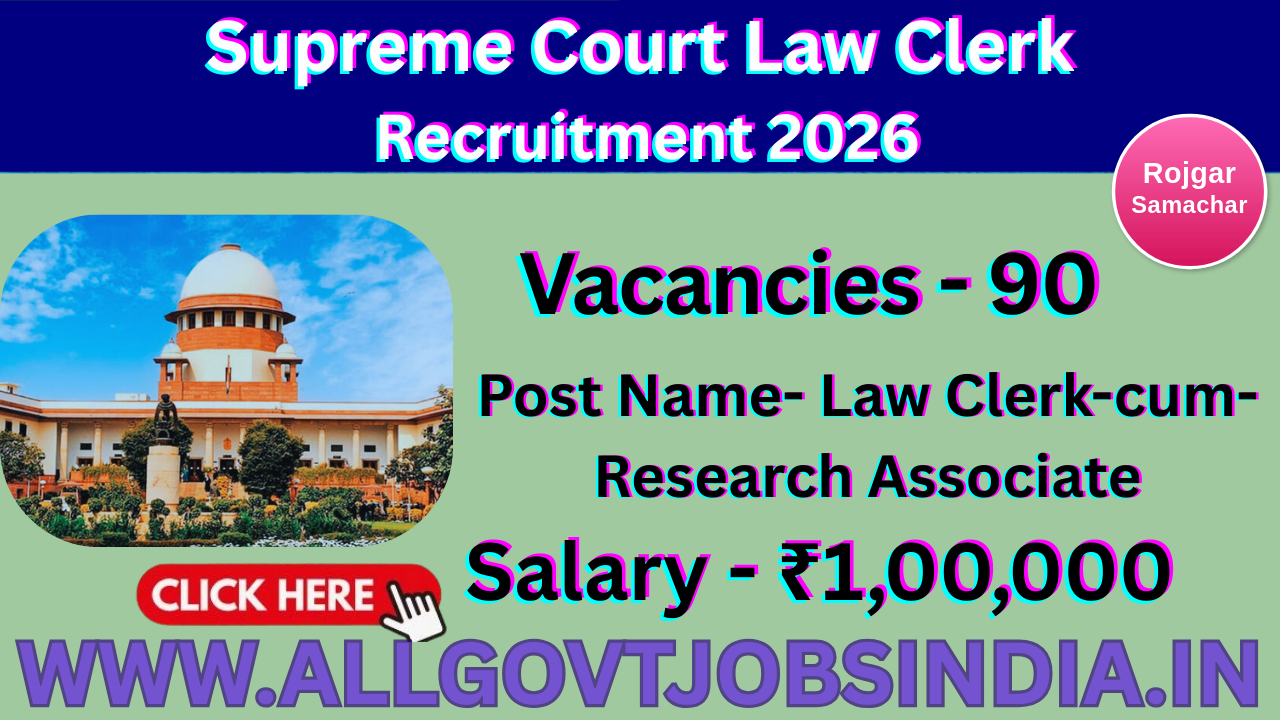 Supreme Court Law Clerk Recruitment 2026