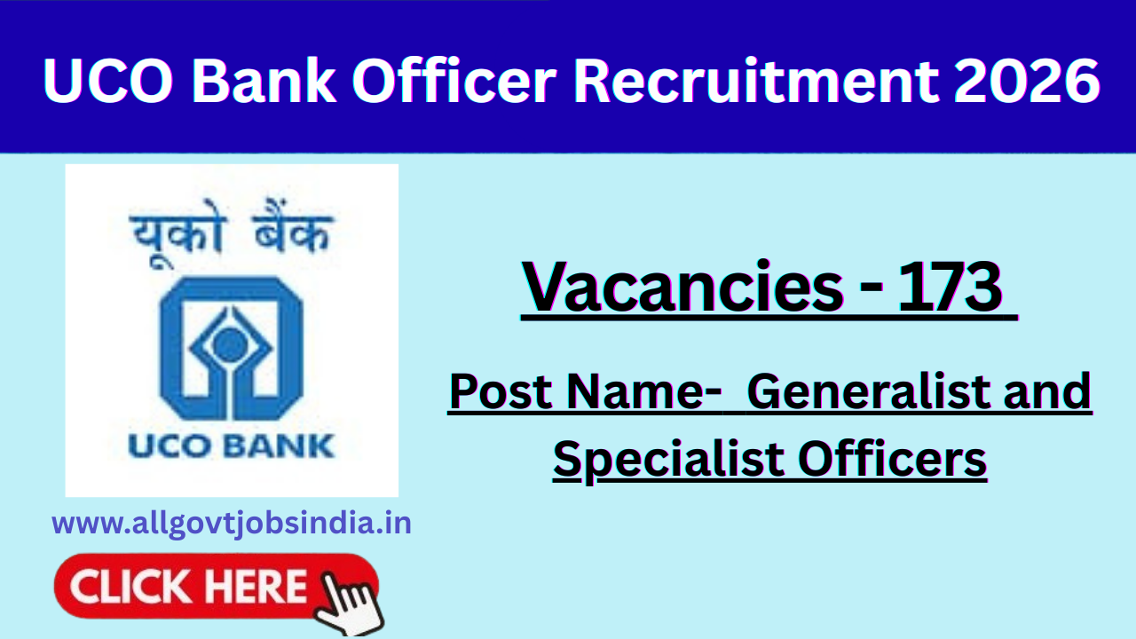 UCO Bank Apply Online 2026