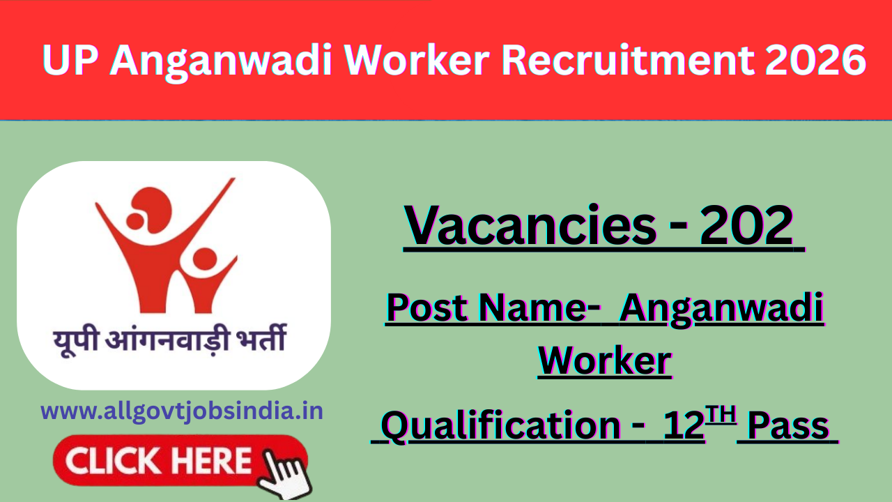 UP Anganwadi Bharti 2026