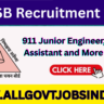 DSSSB Recruitment 2026 – Apply Online for 911 Junior Engineer, Legal Assistant & Other Posts