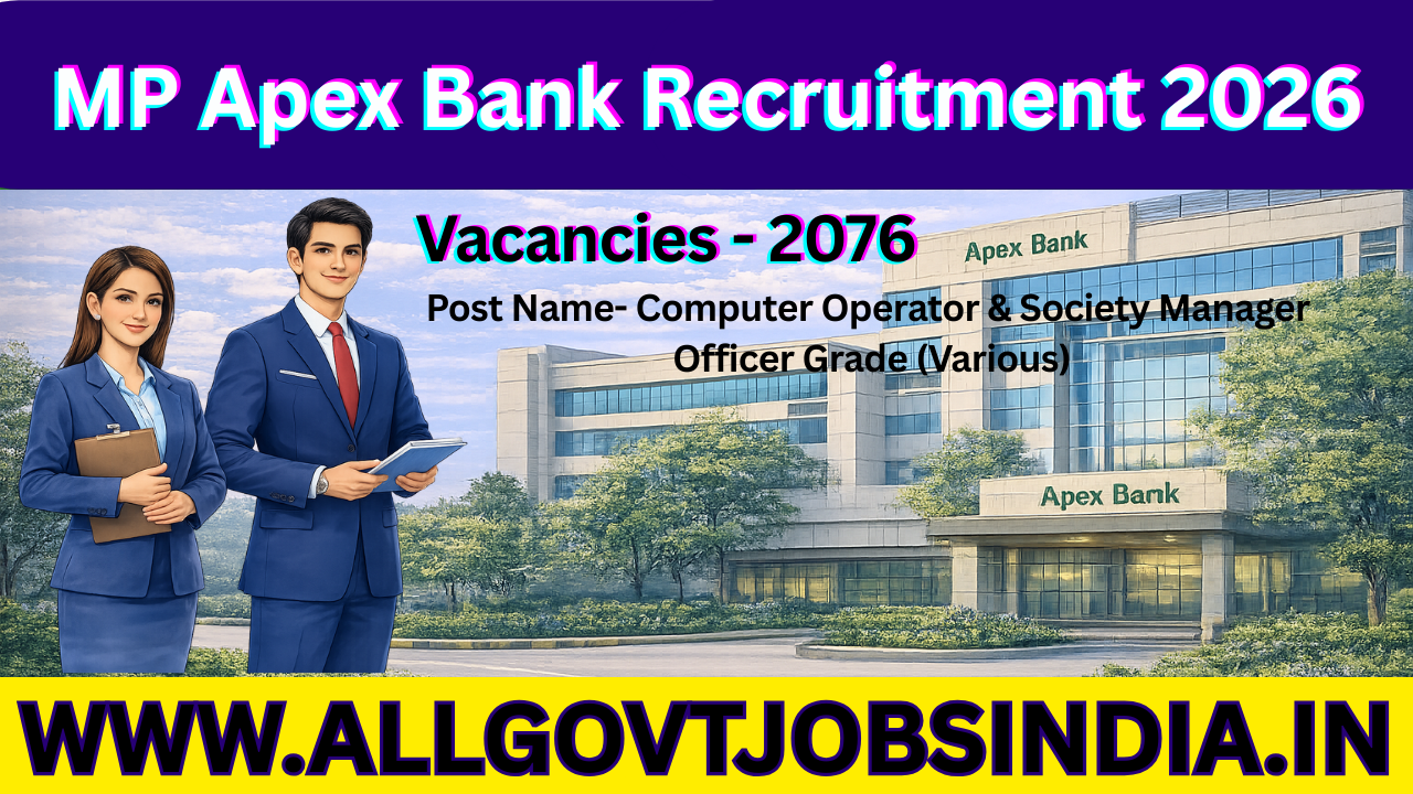 MP Apex Bank Recruitment 2026