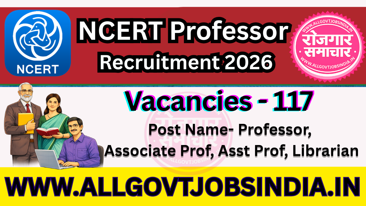 NCERT Professor Recruitment 2026
