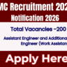 VMC Recruitment 2026 – 200 Assistant Engineer & Work Assistant Posts