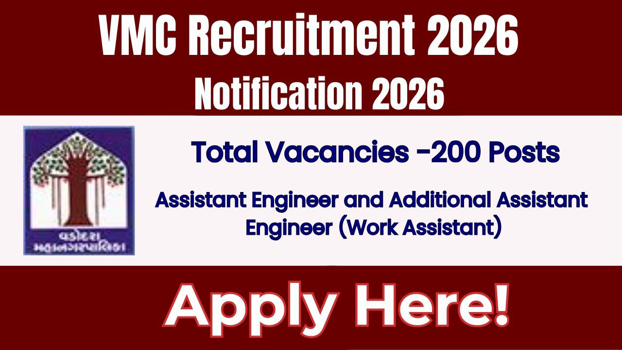 VMC Recruitment 2026 – 200 Engineer Posts