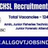 OSSC CHSL Recruitment 2026 – 124 Posts Apply