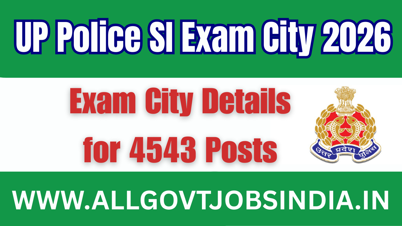 UP Police Sub Inspector SI Recruitment 2025