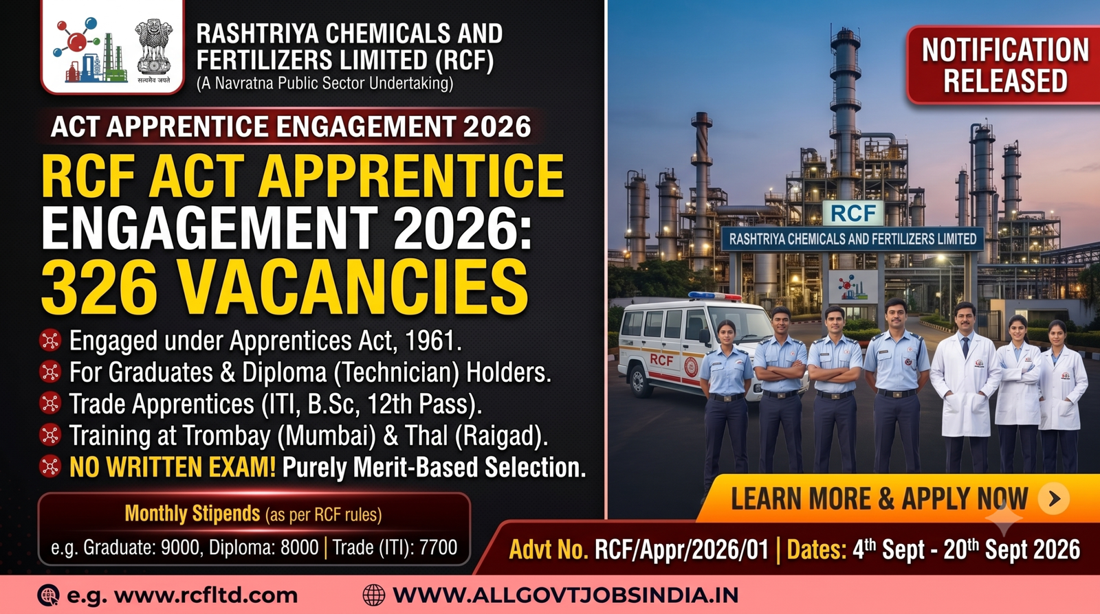 RFCL Recruitment 2026 for 40 Engineer Manager and Officer posts